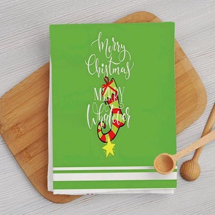 Factory Direct Supply of Export Gifts, Microfiber Printed Towels, Tea Towels, DIY Creative Advertising Holiday Rags