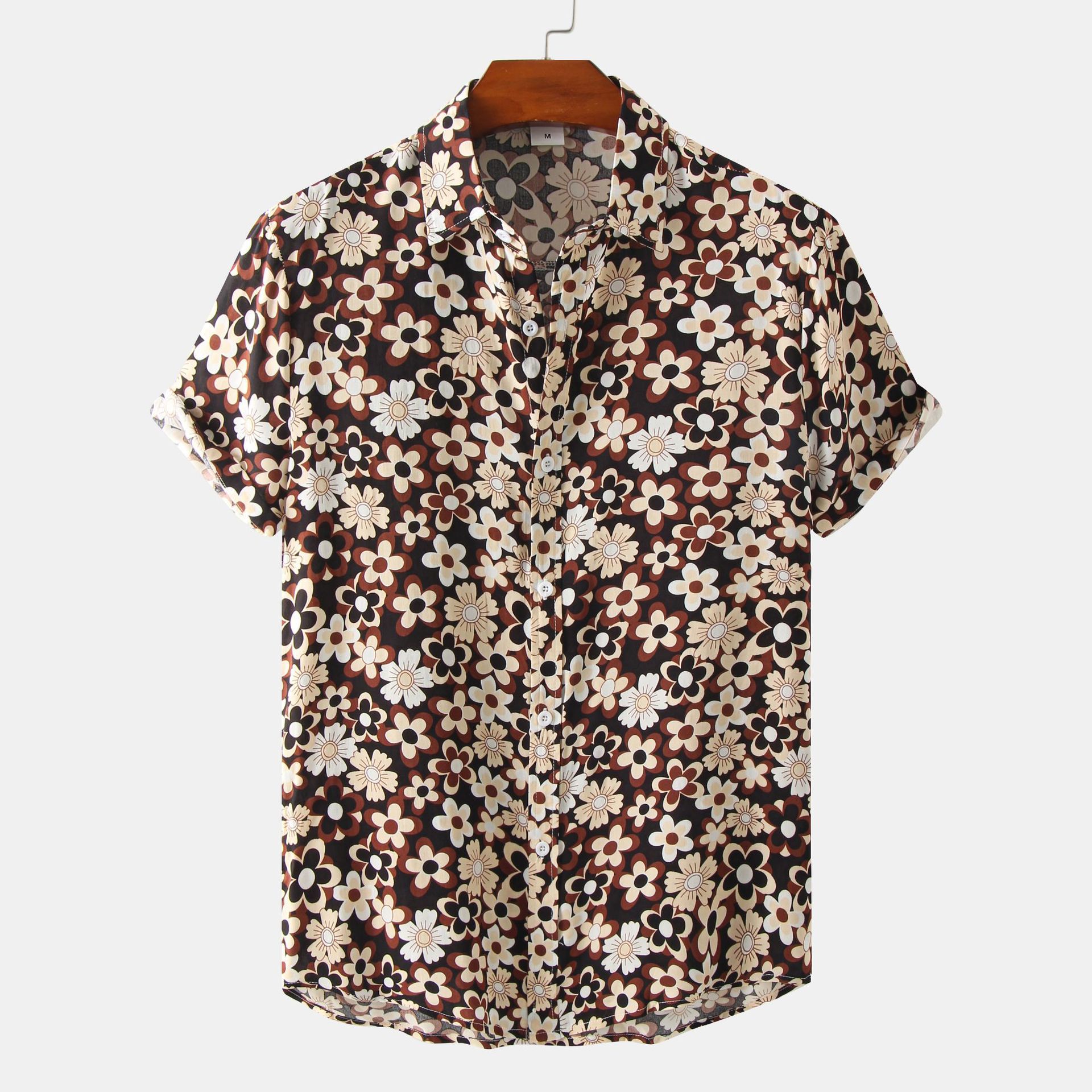 Men's Floral Short-Sleeve Shirt Image 7