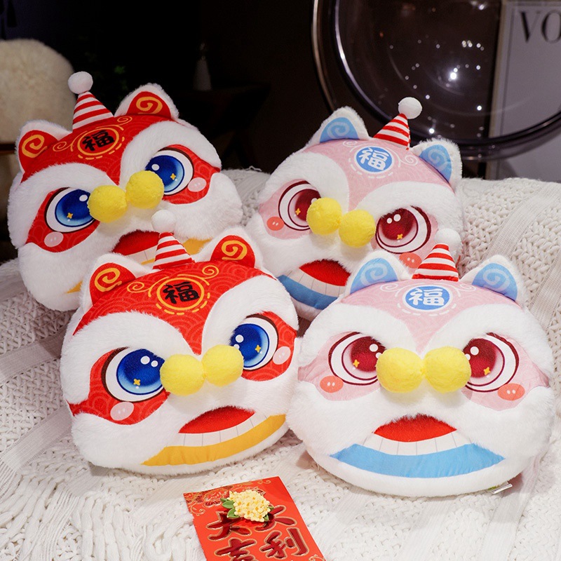 National tide despertar león otoño invierno almohada tradicional estilo nacional regalos muñeca mascota sala de estar encantadora oficina multifuncional