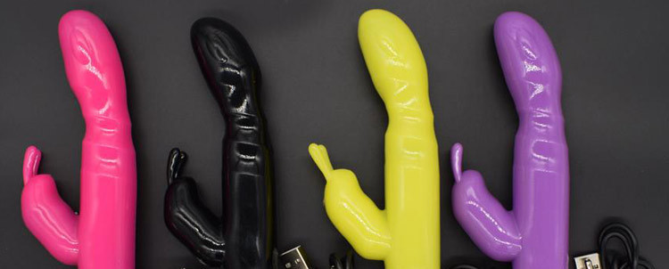Rabbit Vibrator Dual Stimulation Rechargeable Massager in Multiple Colors — detail image 4
