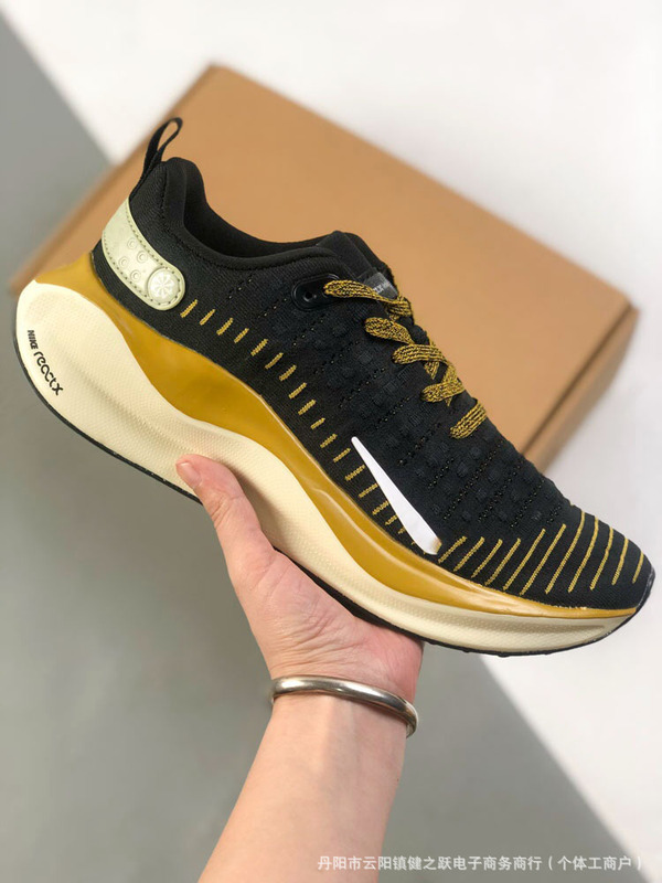 クロスボーダーピュアオリジナル React Run4 マラソントレーニングシューズソフトソールクッション性通気性軽量カップルカジュアルスポーツシューズ|undefined