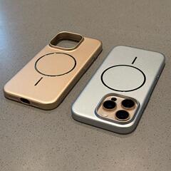 金属漆磁吸适用苹果iPhone17promax手机壳新款17全包防摔细圈硬壳