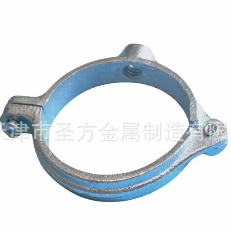 材质：可锻铸铁，玛钢管夹/玛钢管卡/玛钢吊环/玛钢管箍/玛钢卡箍