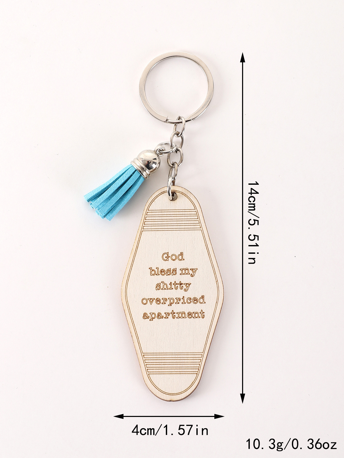 Style Simple Lettre Bois Unisexe Pendentif De Sac Porte-clés display picture 1