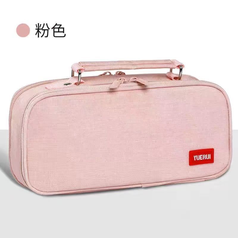 Bolsas de lápiz de color sólido, bolsas de lápiz de escuela primaria de gran capacidad para niños y niñas, bolsas de lápiz de escuela primaria simples, caja de papelería resistente a la suciedad y de alto valor facial