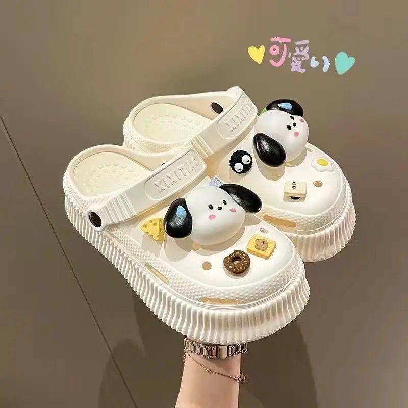 땀 흘리는 개 흰색