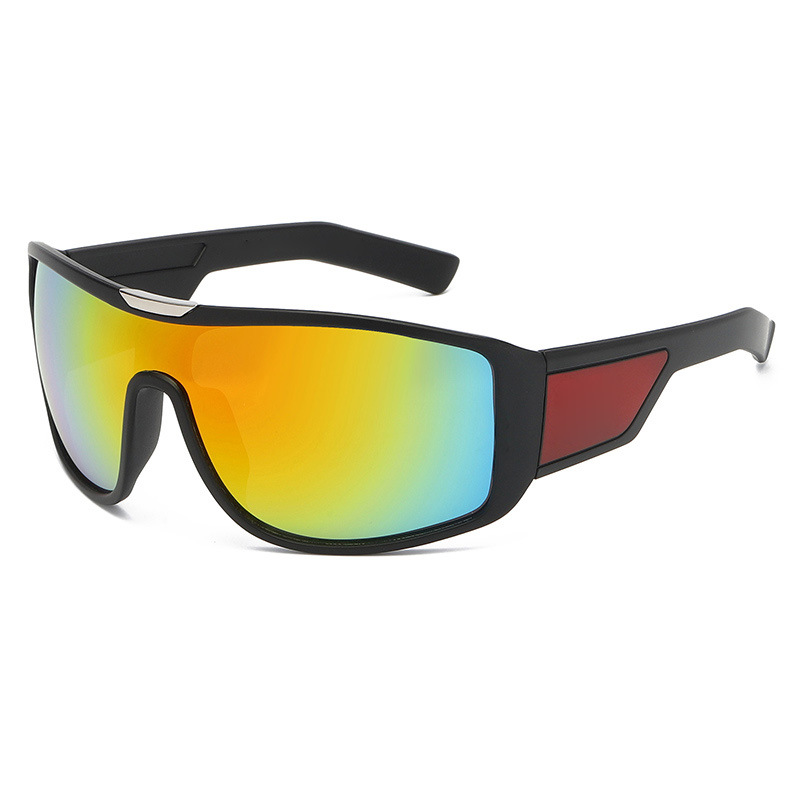 Nieuwe sportieve outdoor fietszonnebril uit één stuk, modieuze strandbril voor heren en dames, qs640_voghion.com
