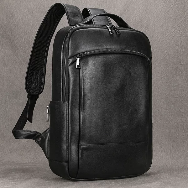 European and American Cross-border Retro Men's Backpack Crazy Horse Leather Men's Bag Genuine Leather Large Capacity Computer Travel Backpack Wholesale