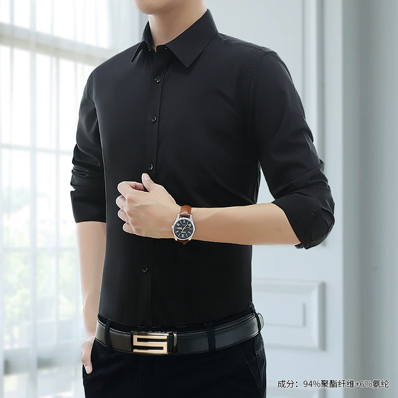 Autumn summer base shirt for work, plus size