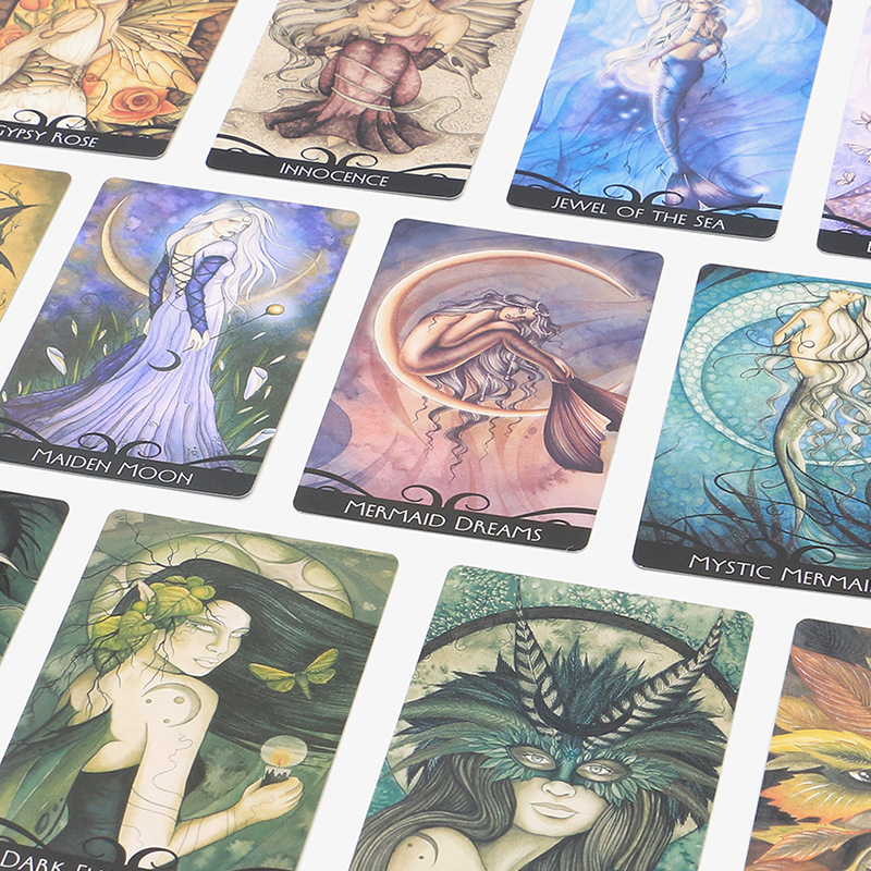 Magic Enchanted Oracle Tarot Cards English Version Board Game_voghion.com