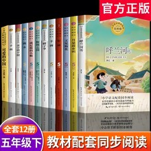 五年级下册必读课外书全套小学语文同步阅读跳水呼兰河传牧场之国