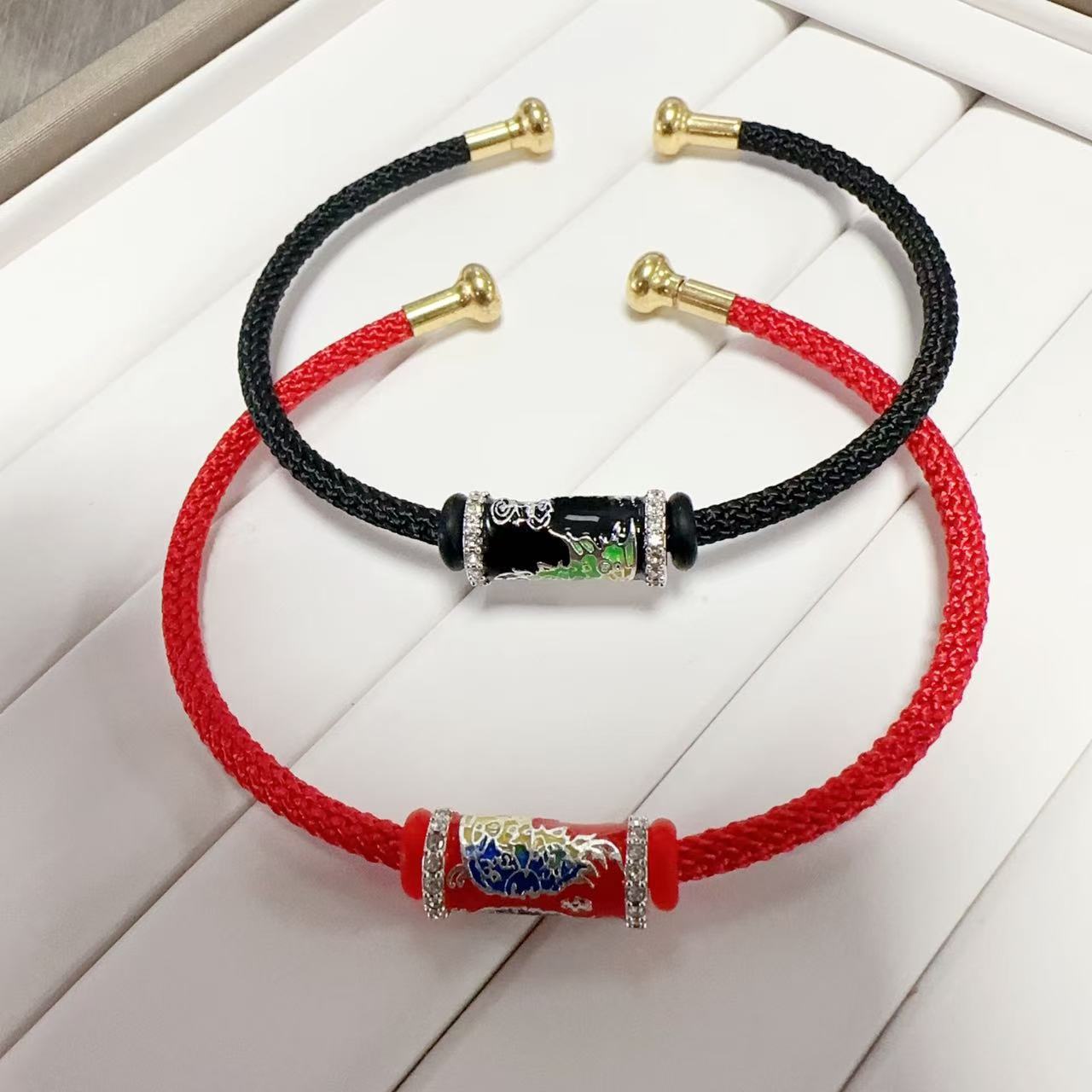 泰国佛牌蝴蝶符管手链男女款复古文艺范个性时尚小众设计创意手绳