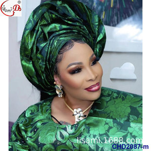 African Fashion Adult Ethnic Style DIY Folding Holiday Headscarf One Piece Two Pieces SEGO headtie
