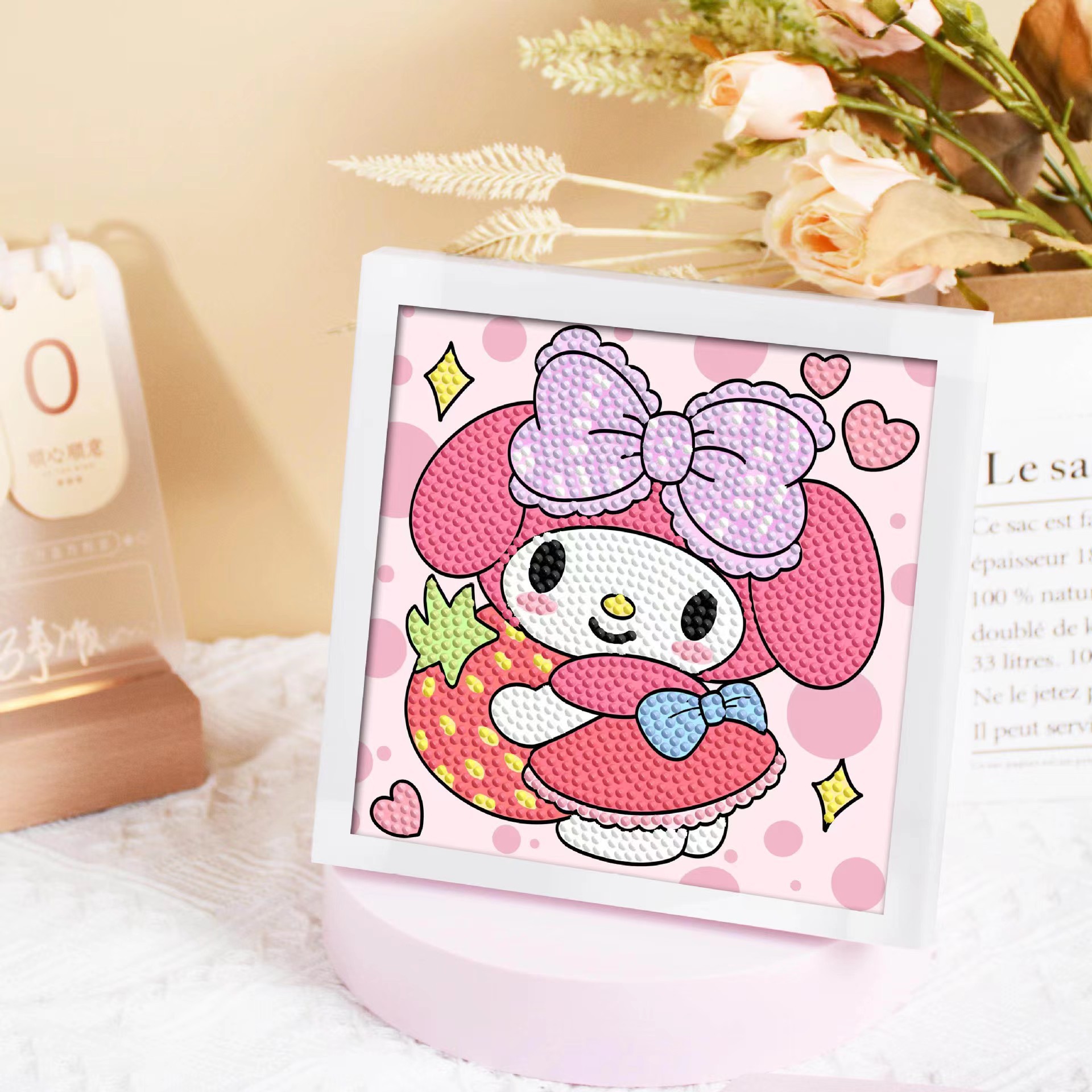 Diamante infantil DIY hecha a mano con material de marco paquete de dibujos animados Sanliou pegatinas de diamante regalo al por mayor pinturas de mampostería