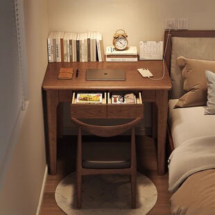 All Solid Wood Desk Small Apartment Home Adult Long Table Modern Simple Student Study Desk Computer Desk