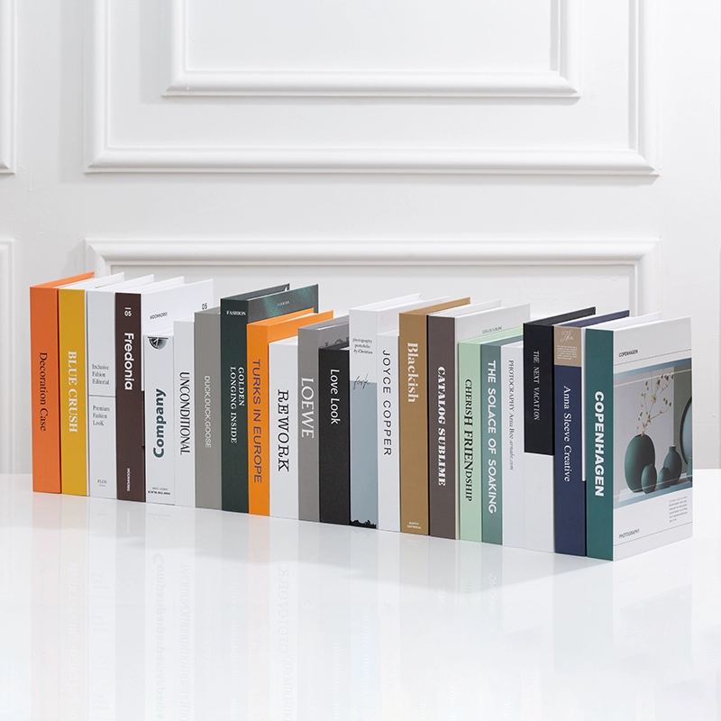 Скандинавский простой стиль фальшивой книги модель Studycop магазин имитационная книжка гостиная офис книжный шкаф креативное оформление книжная лента