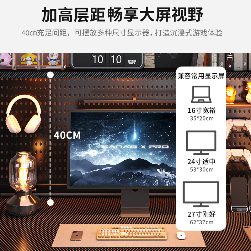 Estantes de escritorio, escritorios de oficina, estanterías multicapa, escritorios de hierro forjado, escritorios de computadora para estudiantes, escritorios de computadora, estanterías