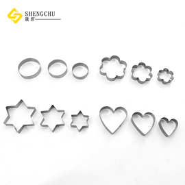 不锈钢饼干模现货不锈钢饼干切蛋糕切水果切吐司切DIY曲奇烘焙