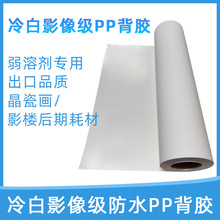 冷白影像级PP背胶弱溶剂防水哑面毕业册晶瓷画影楼后期打印耗材
