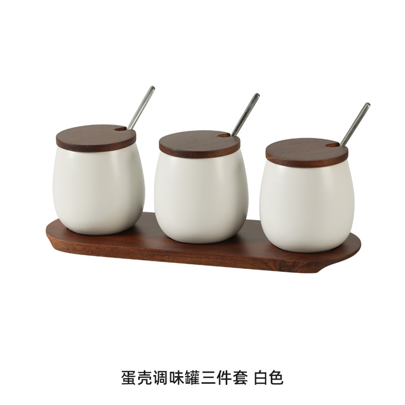 家庭用陶器調味料入れセット 調味料ボックス 調味料入れ 塩入れ 調味料ボトルセット Amazon|undefined