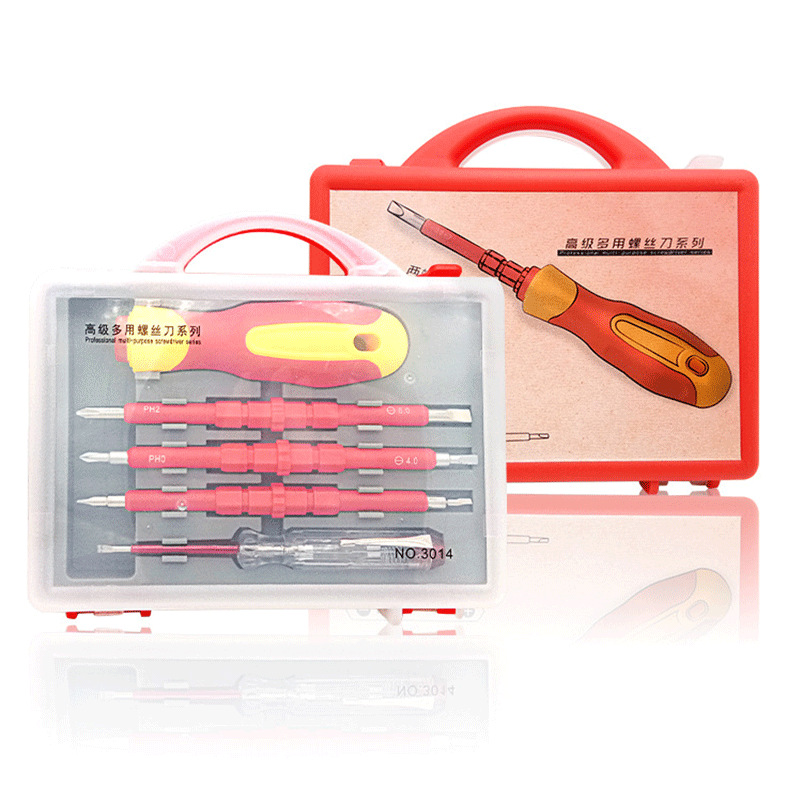 4 플러스 1 에지 스크루 드라이버-테스트 펜 포함