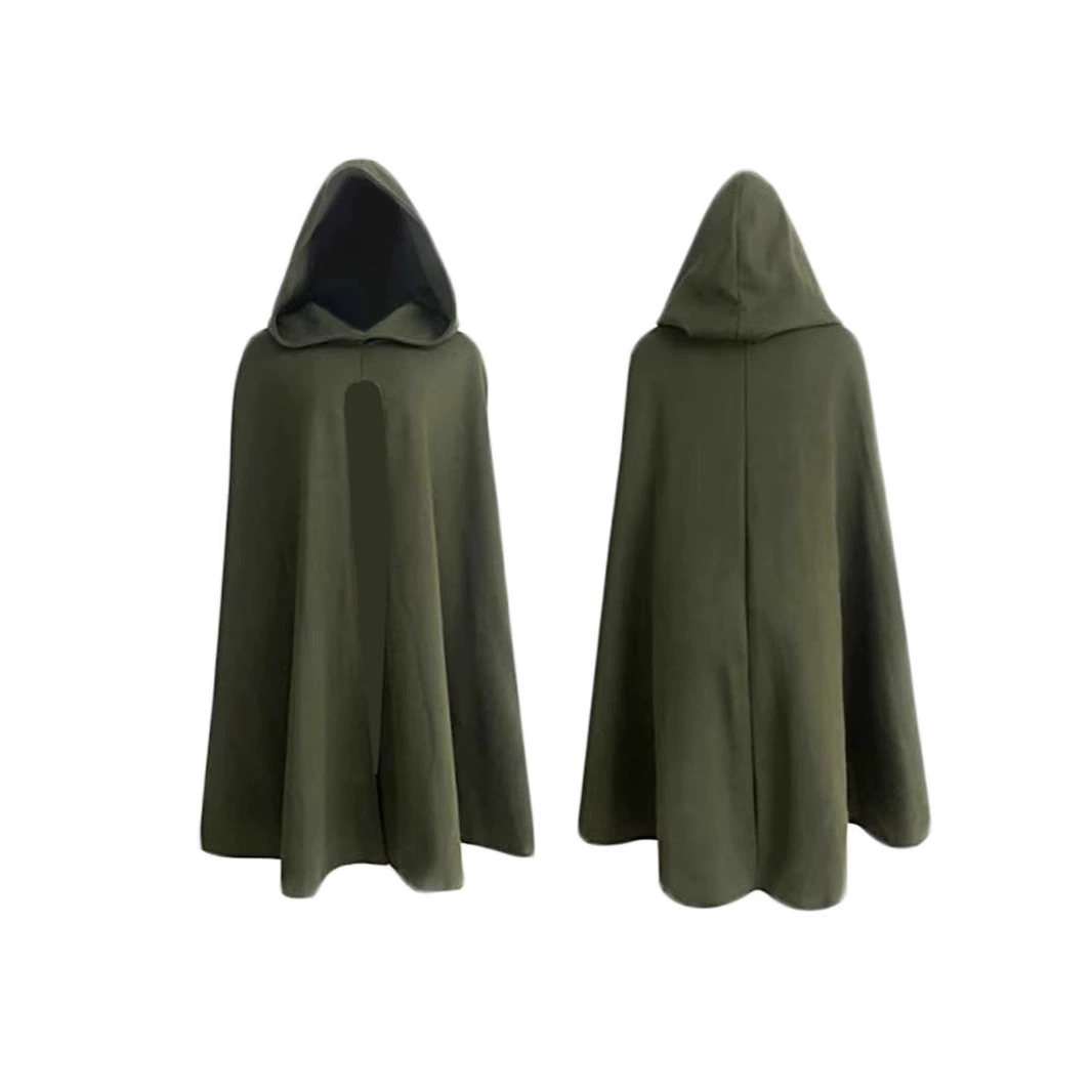 Европейский и американский плащ WUSHI на Хэллоуин, средневековый плащ Grim Reaper, сценический костюм, косплей, анимационная периферия