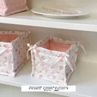 Cute square storage system, table storage basket, new collection