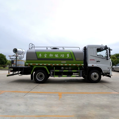 Chusheng Sanitation Spray Truck Dongfeng Construction Suvarma maşınları