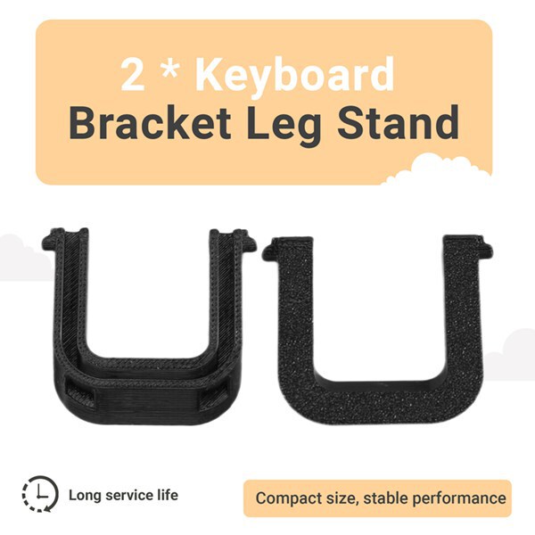2 Pieces Color: Black Material: Plastic Suitable for Logitech Ergo K860 Wireless Keyboard Stand 2 Pieces Color: Black Material: Plastic Suitable for Logitech Ergo K860 Wireless Keyboard Stand