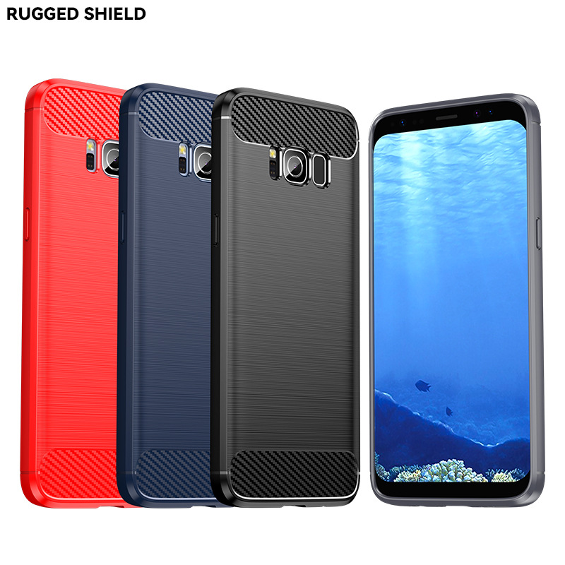 适用三星S8/S8+手机壳三星Galaxy S8+/S8Lite拉丝保护套硅胶软壳