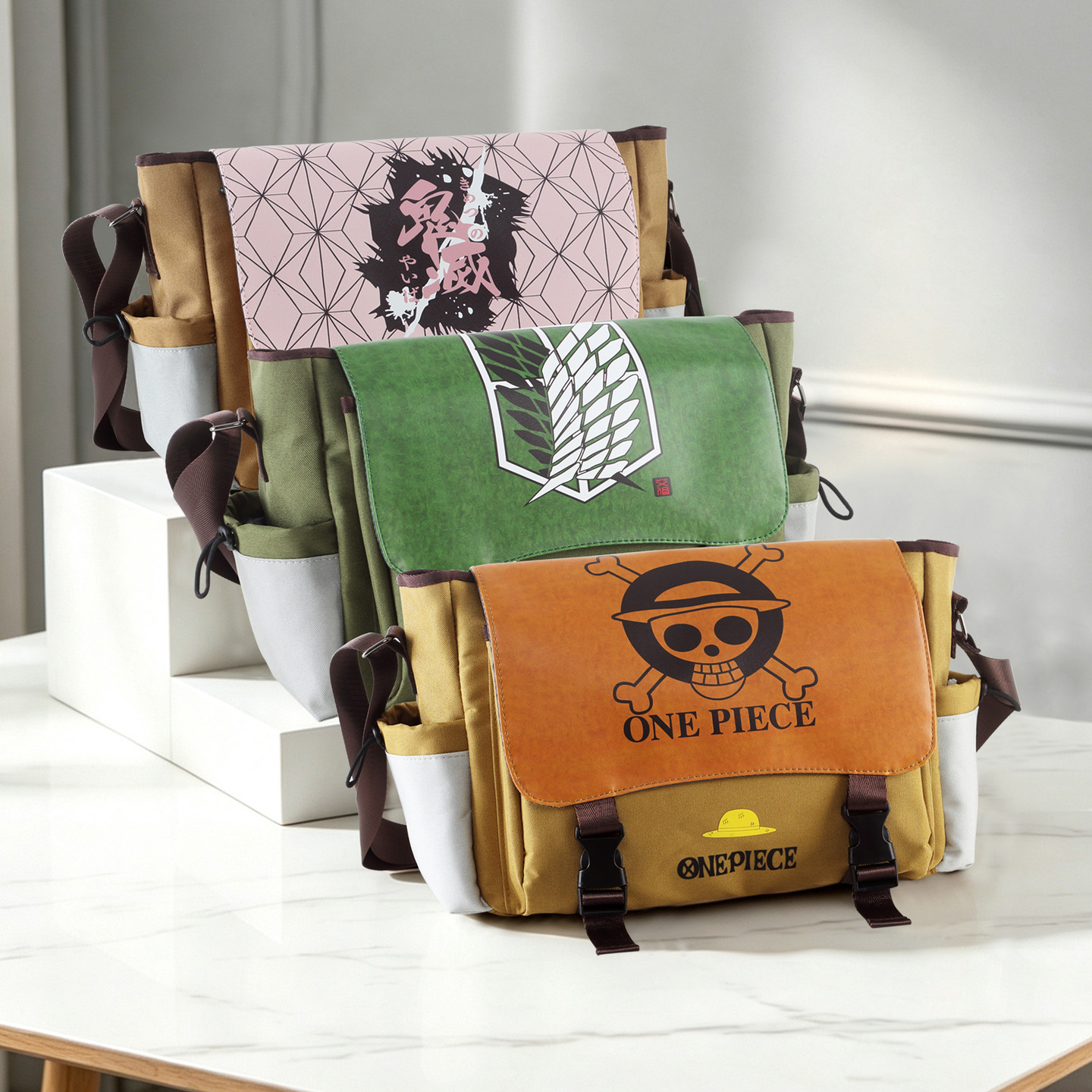 Bolso mensajero transfronterizo, bolso de hombro, bolso para computadora, bolso mensajero, bolso mensajero para exteriores, bolso mensajero para adolescentes, hombres y mujeres image 1