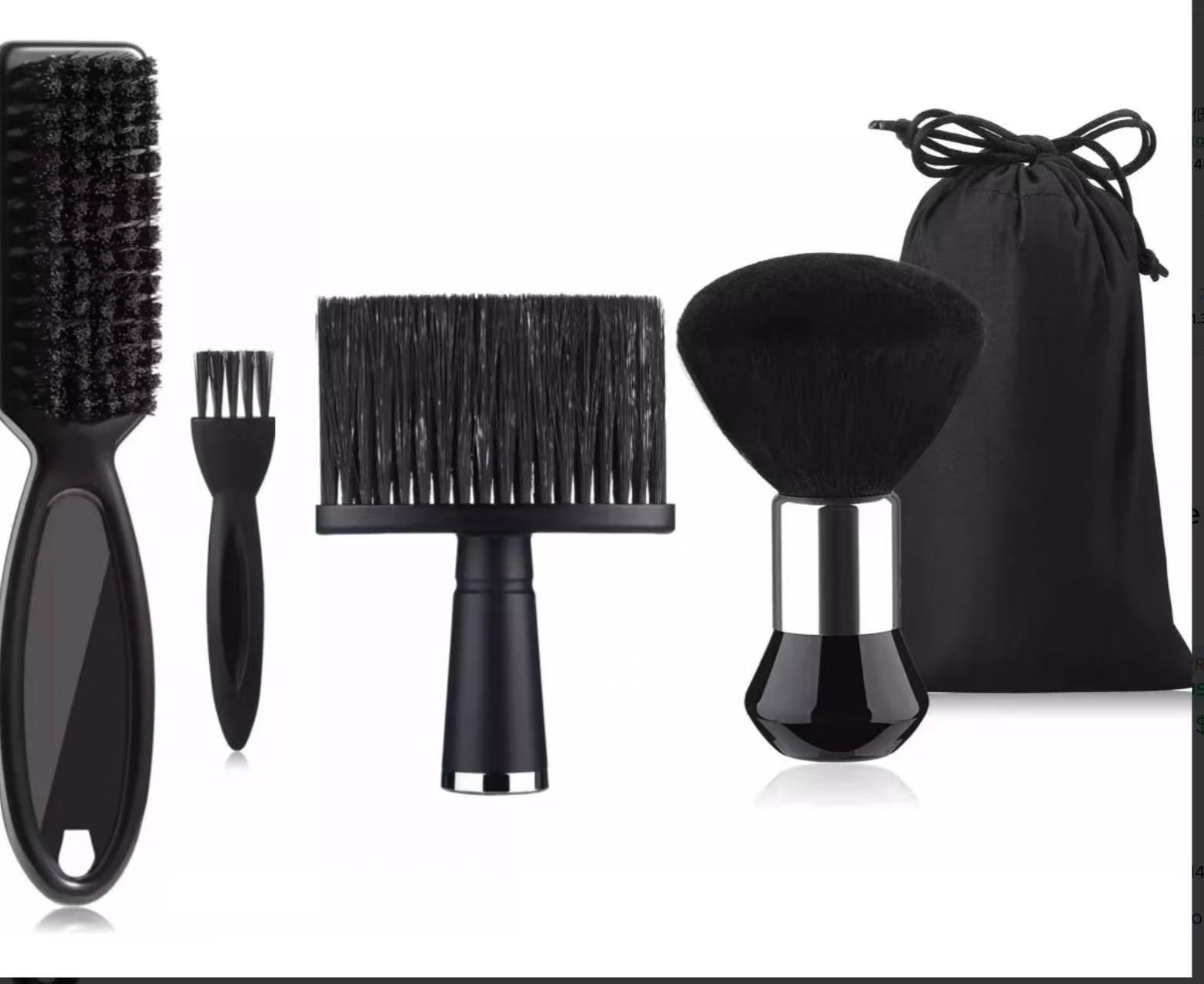 Barberie set cepillo de limpieza de cuello cepillo de peluquería cepillo portátil cepillo de cabello suave cepillo de aceite fábrica al por mayor