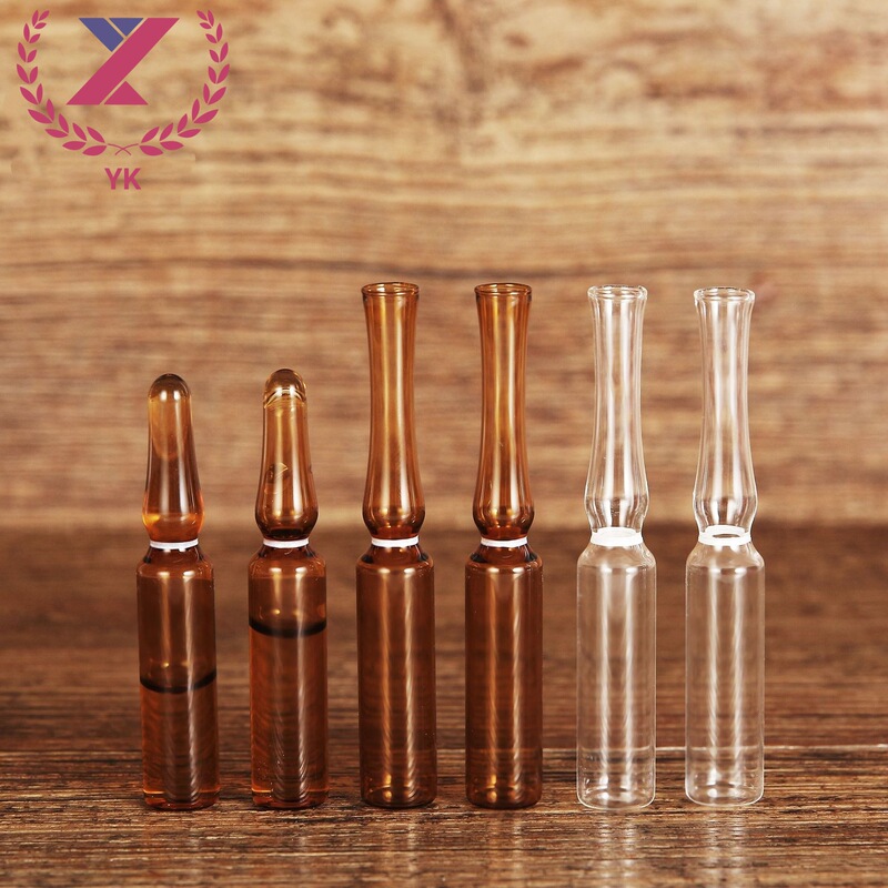 优可针剂小安瓶1ml2ml3ml次抛安瓿瓶玻璃安培瓶曲颈易折试剂瓶|undefined