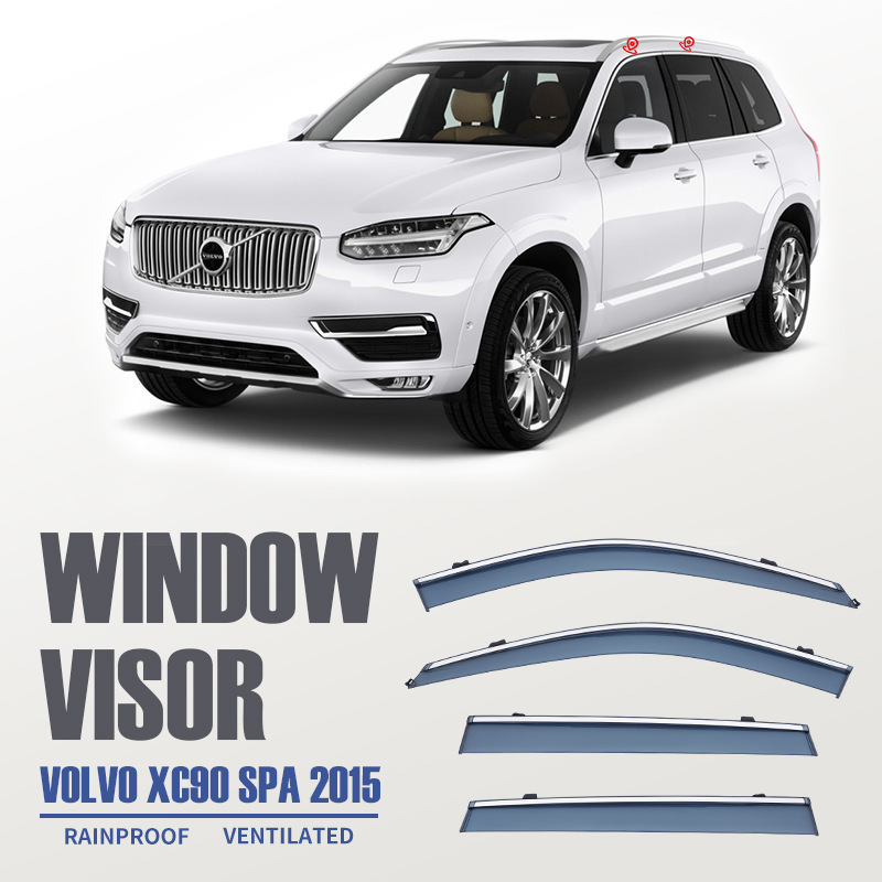 Volvo XC90 üçün pəncərə və güzgü yağış qoruyucusu