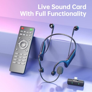 Накладные наушники-микрофон для стрима Bluetooth с шумоподавлением
