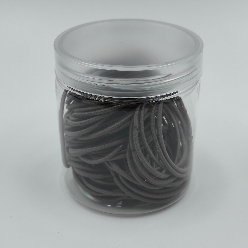 Fábrica directa enlatada de alta elasticidad no daña cabello de cabello de chicas anillo de toalla simple banda de goma cabello de cabello anillo de cabello de bebé