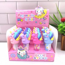 独角卡通DIY手账胶棒儿童美术涂鸦手工课固体胶幼儿园高粘胶手工