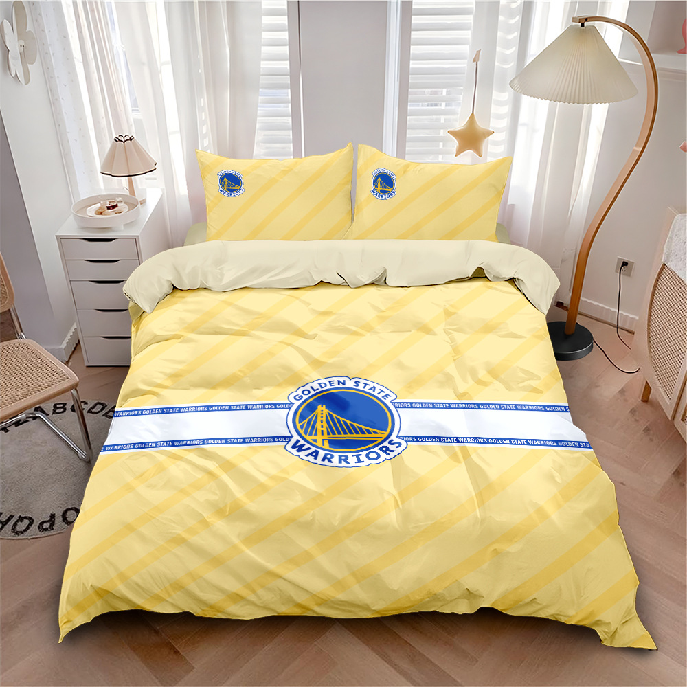 Juego de cuatro piezas de baloncesto de la nba, ropa de cama de los lakers, ropa de cama de los Warriors de Golden state, ropa de cama del dormitorio masculino, juego de tres piezas