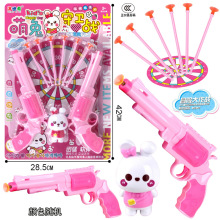 包邮儿童吸盘软弹枪户外竞技射击游戏左轮软弹枪亲子互动地摊玩具