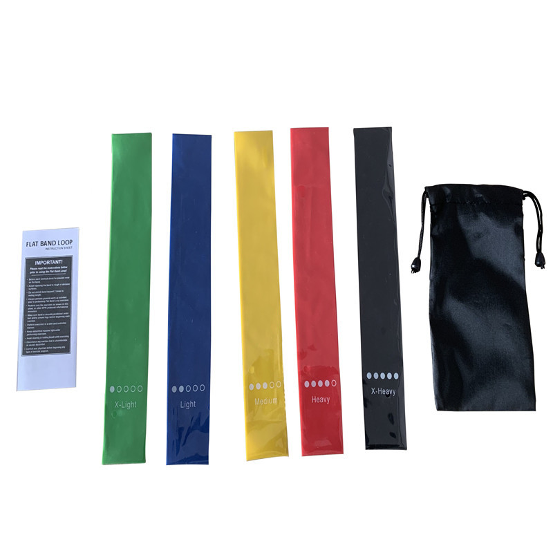 Resistencia banda traje suministros yoga banda de tensión de goma anillo Delgado equipo de ejercicio de fitness banda de anillo elástico fitness