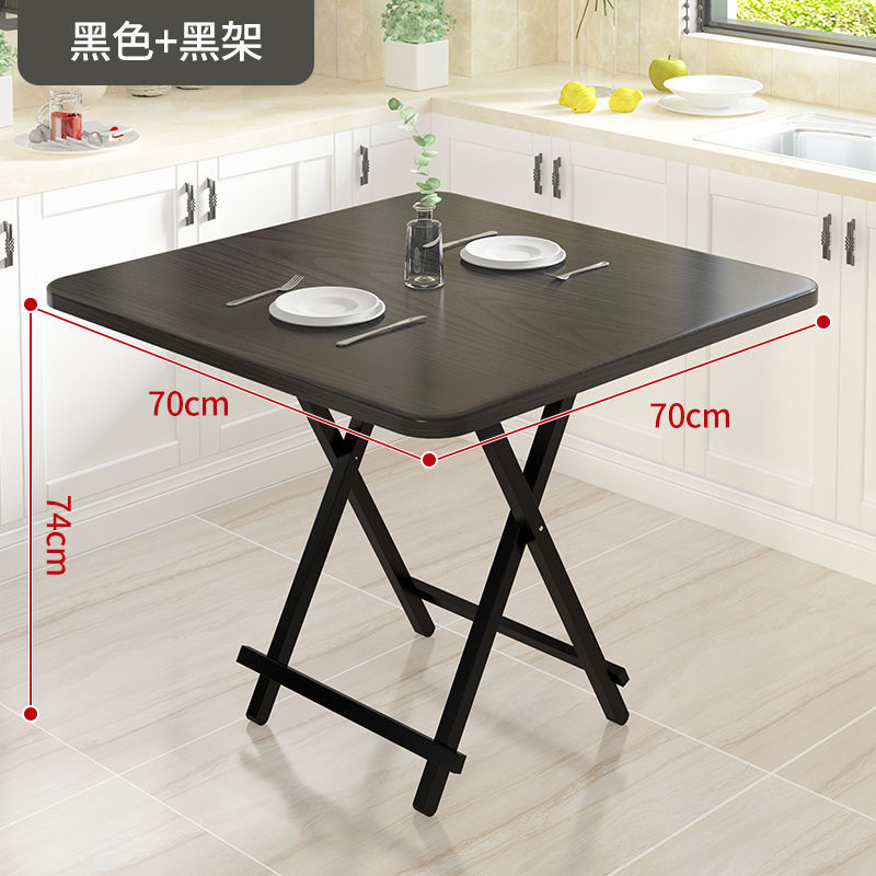 Mesa de comedor retráctil de casa de alquiler pequeña simple y portátil mesa de negociación doméstica multifuncional económica mesa plegable image 11