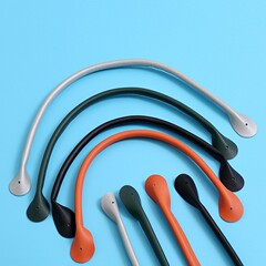 丸棒手作りリベット付きポータブルPVCレザーギフトボックスハンドル、レザーハンドル、ギフトボックスアクセサリーバッグストラップ
