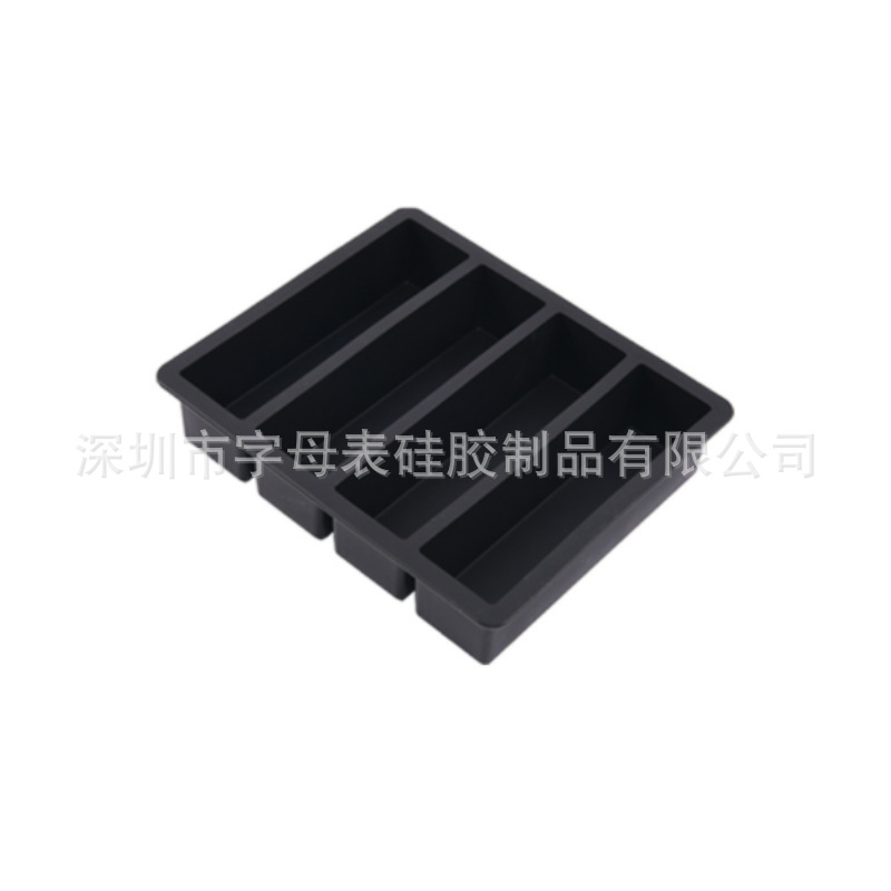 커버가 없는 검정색 4프레임 스트립