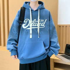 春秋季长袖卫衣男孩初高中学生连帽外套青少年大童男装套头衫上衣