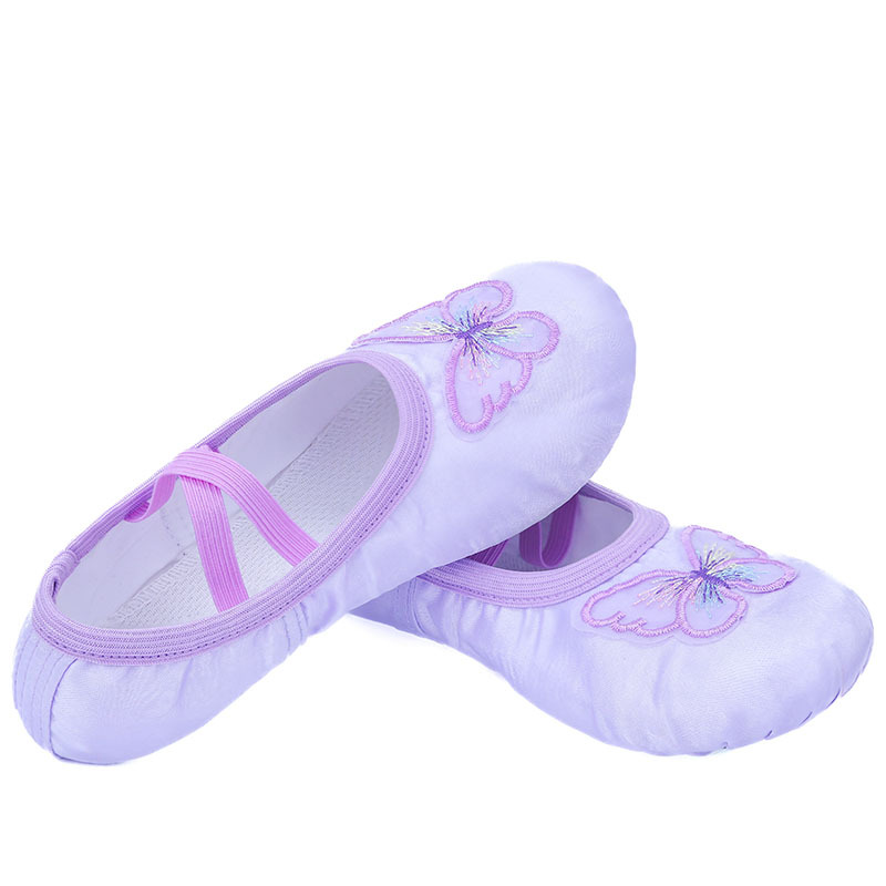 Zapatos de baile para niños, ejercicios de suela suave para niñas, baile, garras de gato, danza china, ballet para niñas, yoga corporal