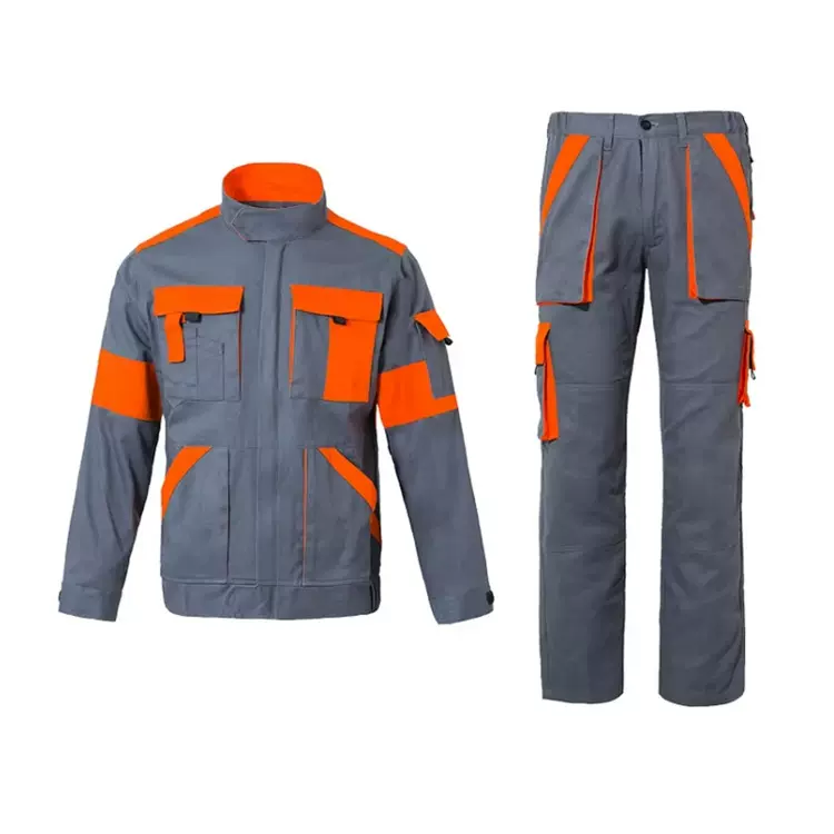 厂家定制工作服套装耐磨汽修电焊服工地劳保工作服