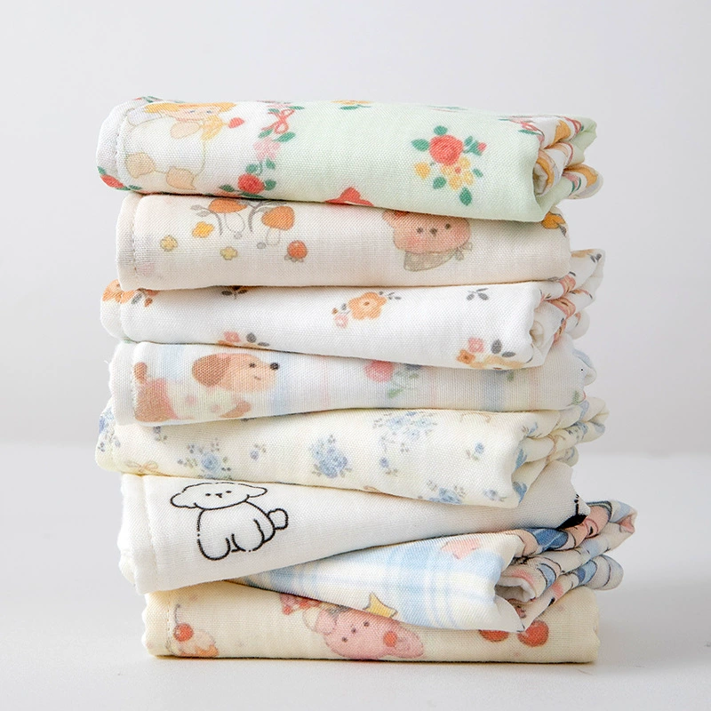 Children's handkerchief, soft eating bib, wet wipes for face washing