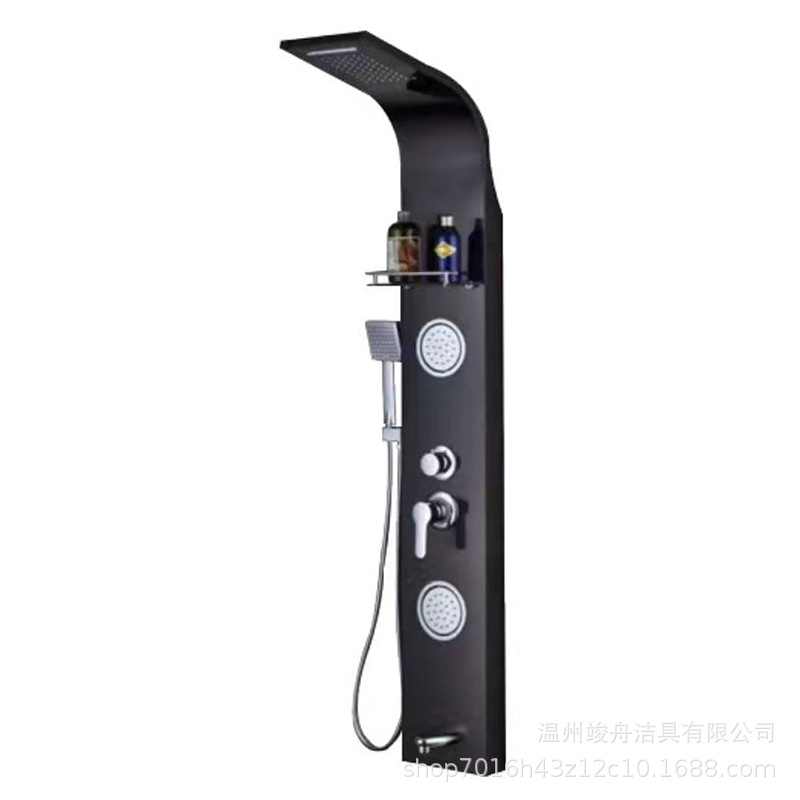 Pantalla de ducha Juego de ducha inteligente Ducha integrada Juego de baño de salida de agua multifuncional de cinco velocidades