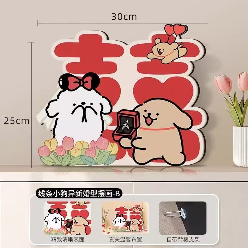 2025年ようこそ帰宅玄関キャビネット装飾画リビングルームテレビキャビネットデスクトップディスプレイクリエイティブテーブル結婚式の注文|undefined