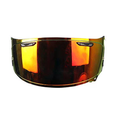 Dəbilqə (Kaska) aksesuarları, Motorcycle Large Lens Black - a6red-gold-plated